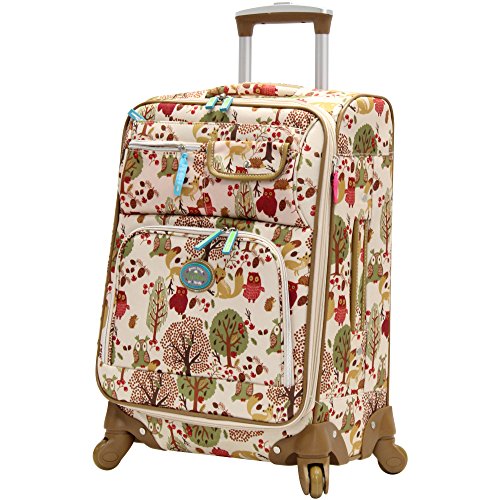 Lily Bloom Carry On Expandable Design Pattern Luggage With Spinner