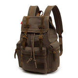 Canvas Backpack, P.KU.VDSL-AUGUR Series Vintage Canvas Backpack, Hiking Daypacks, Computers