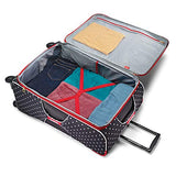 American Tourister Disney Minnie Mouse Red Bow 2-Piece Softside Luggage Set (21/28) with Spinner Wheels