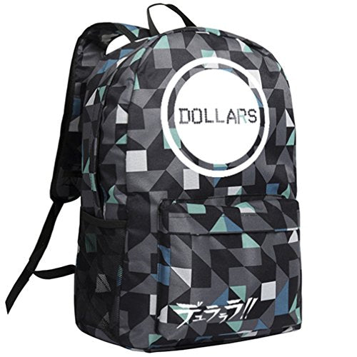 Gumstyle Drrr Durarara Backpack Plaid School Bag Classic Schoolbag