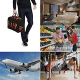 ZHUOBAIL Ka-pp_a A_lp-ha Ps-i 1911 KAP Fraternity Nupes Travel Duffel Bag Storage Packet Foldable Lightweight Portable High Capacity Tote Carry on Luggage Bags Handbag Box 16x6x12.6 inch