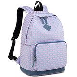 Backpack for Girls,Hey Yoo Classic Polka Dots Stripe Bookbag School Bag School Backpack for Girls School (light blue)