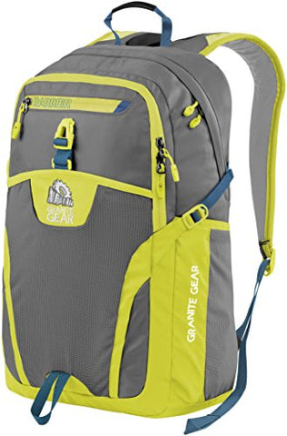 Granite Gear Campus Voyageurs Backpack - Flint/Neolime/Bleumine