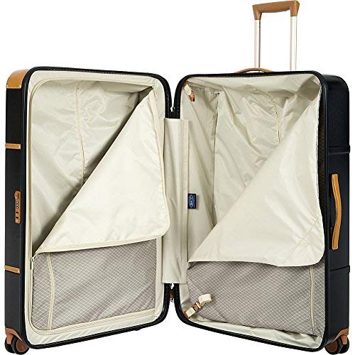 Bric's BELLAGIO 21 handbagage trolley, Zwart/Bruin, Eén maat, Bellagio 2.0 Ultralight 21 Inch International Carry on Polycarbonaat Spinner Trunk Hard Case Bric's BELLAGIO 21 handbagage trolley, Zwart/Bruin, Eén maat, Bellagio 2.0 Ultralight 21 Inch International Carry on Polycarbonaat Spinner Trunk Hard Case