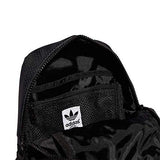 adidas Originals Utility Crossbody Sling Bag with Water Bottle Sleeve, Black, One Size