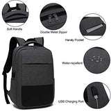 Laptop Backpack, Travel Computer Bag with USB Charging Port, Sunglass Bandage and Water