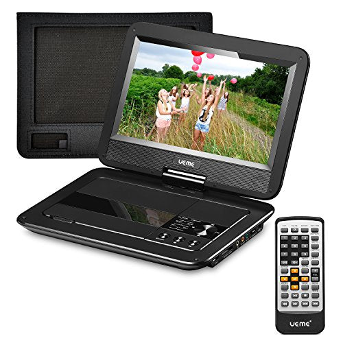 TAGBUIO Portable CD Player With Bluetooth 5.1, 2.4" LCD Screen, Rechargeable Battery - Vintage Design For Home Use & Gifts