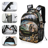 WUMODDS Gators Eye Animal Eye Backpack Purse for Women Medium Size,Laptop Backpack for Men,Tote Bag for Women Work