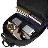 Kaka Terylene Fabric Backpack For 17-Inch Laptops Black New