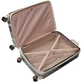 BCBGeneration BCBG Luggage Hardside Midsize 24" Suitcase with Spinner Wheels (24in, Flowing Bloom)