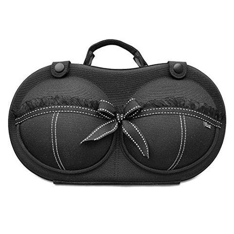Travel Bra Organizer Lingerie Bag - For Bra Sizes 30A - 36C - Womens Underwear Organizer Pouch To