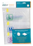 Eagle Creek Pack-It Compression Sac Set, S/M/L, Clear, 3-Pack
