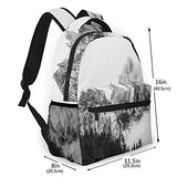 Multi leisure backpack,Castle Crags State Park Far Northern With Tre, travel sports School bag for adult youth College Students
