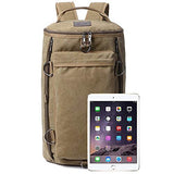 Feskin Fashion Casual Durable Travel Rucksack Daypack Lifewit 15.6-17 inch Canvas Laptop