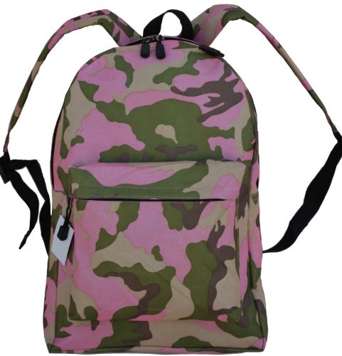 EXPLORER Pink Camo Backpack Book School Bag Napsack