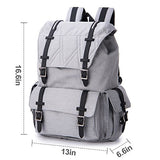 Laptop Backpack, GRM Large Capacity Waterproof Travel Bag Shoulder Daypack School Rucksack for