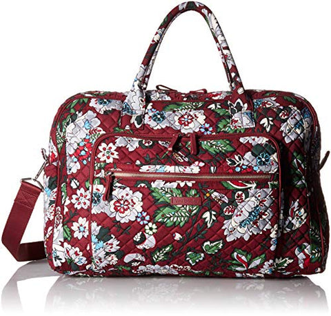 Vera Bradley Iconic Weekender Travel Bag,  Signature Cotton, One Size