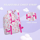 Vorspack Toddler Backpack Unicorn Kids Backpack with Chest Strap for Preschool Boys and Girls - Grey