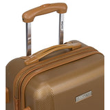 Dejuno Legion Hardside Spinner TSA Combination Lock Carry-on Suitcase-Coffee