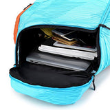 Gofar Lightweight Backpack Large School Bag Travel Rucksack holds shoes basketball Fits 15.6-inch Laptop (Blue)