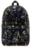 Bioworld Star Wars Boba Fett All Over Backpack (Boba Fett)