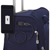 eBags Kalya Underseat Carry-on 2.0 with USB Port (Brushed Indigo)