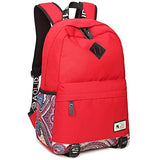 School Bag for Girls,Hey Yoo 2019 Waterproof Casual School Backpack Bookbag Backpack for Girls School (red)
