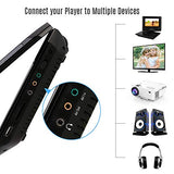 TENKER 11" Portable DVD Player with 9.5" Swivel Screen, Built-in Rechargeable Battery and SD Card Slot & USB Port [Upgraded Version]