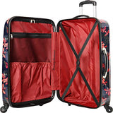 Tommy Bahama Hardside Spinner Suitcase Luggage Suitcase, Iris Print