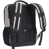 Kenneth Cole Reaction Dual Compartment 15.6" (RFID) Laptop Backpack Charcoal One Size