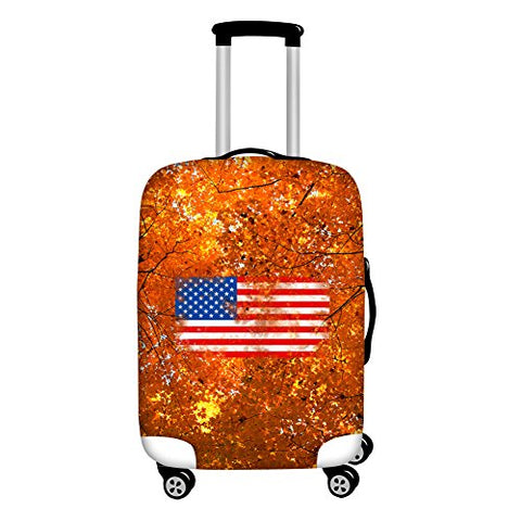 Youngerbaby 3D Flag Spandex Travel Suitcase Elastic Luggage Protective Covers 18"-30"