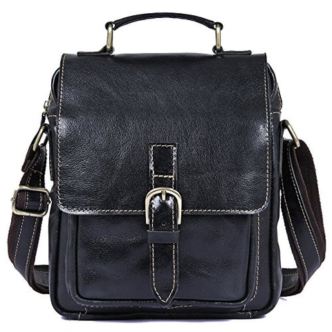 Clean Vintage Leather Cross Body Purse Shoulder Ipad Travel City Bag Retro Design For Men Women