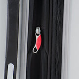 Delsey Paris Luggage 25 inch Expandable Spinner Suitcase Hardsided with Lock Hard Case, Black