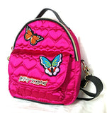 Betsey Johnson Backpack Convertible Fushia