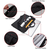 Lacdo 15.6 Inch Waterproof Fabric Laptop Shoulder Bag Notebook Sleeve Case Compatible Macbook Pro