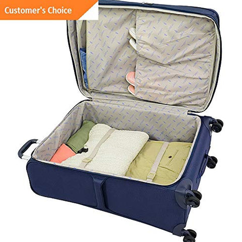 Sandover London Fog Knightsbridge II 25 Expandable Checked Softside Checked NEW | Model LGGG - 3382