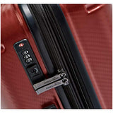 AmazonBasics Oxford Expandable Spinner Luggage Suitcase with TSA Lock - 28 Inch, Red