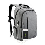 Tigernu Slim Business Laptop Backpack Anti Thief Water Resistant With Usb Charging Port College