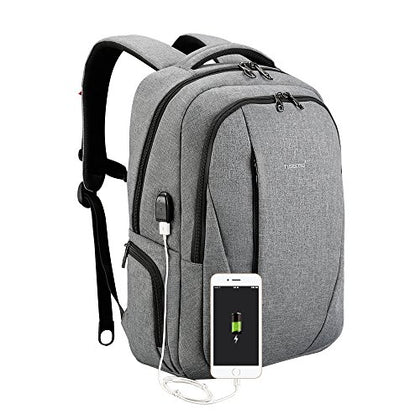 Tigernu Slim Business Laptop Backpack Anti Thief Water Resistant With Usb Charging Port College