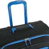 Columbia Kiger 26" Expandable Spinner Suitcase, COAL/NIGHT TIDE BLUE
