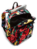Vera Bradley Women's Campus Tech Backpack, Signature Cotton (Multi/Havana Rose)