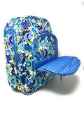 Vera Bradley Campus Backpack With Solid Color Interior (Updated Version) (Blueberry Blooms With