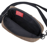 Manhattan Portage Waxed Canvas City Lights Bag, Field Tan