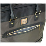 Kenneth Cole Reaction Runway Call Nylon-Twill Laptop & Tablet Business Travel, Olive Wheeled Tote