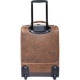 Scully 81St Aero Squadron Wheeled Carry-On Travel Bag (Antique Brown)