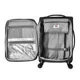 Olympia Petra 21" Carry-on Spinner, Black