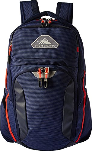 High Sierra Autry Laptop Backpack, Maritime/Redline