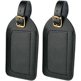 Travel Smart By Conair Leather Luggage Tags, 2 Pack