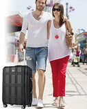 Expandable Spinner Luggage Set,Tsa Lightweight Hardside Luggage Sets, 20" 24"28 Inches Luggage