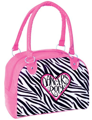 Dansbagz Dancers Rock Zebra Duffel Bag One Size Pink